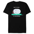 thumbnail image 1 of Ron’s Gone Wrong Quiet Please I’m Recharging Standard - Short Sleeve Blended T-Shirt for Adults – Customized-Black, 1 of 5