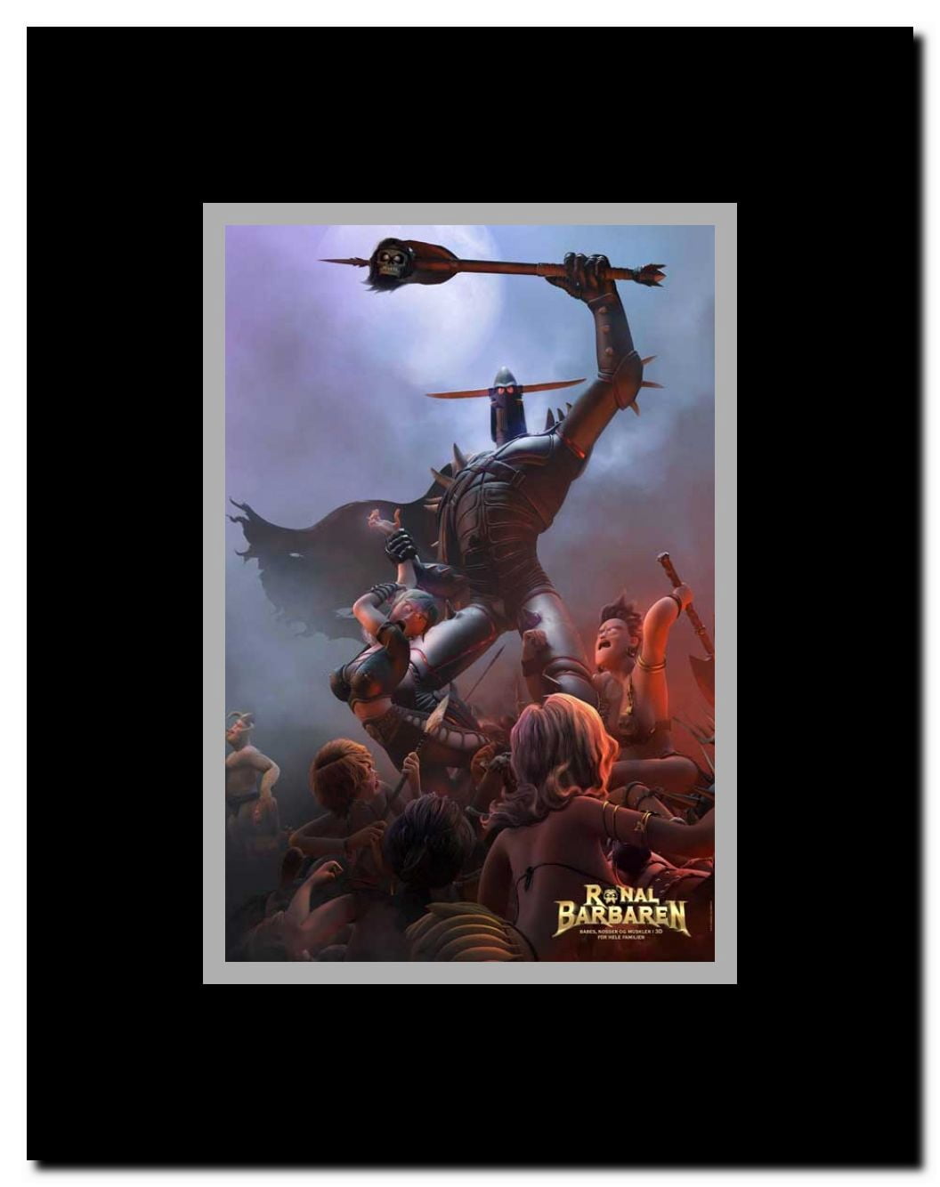 Ronal the Barbarian Framed Movie Poster