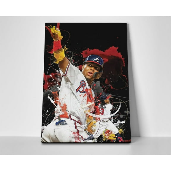 Ronald Acuna Jr Art Poster or Wrapped Canvas