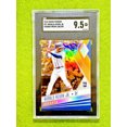 thumbnail image 1 of Ronald Acuna Jr ROOKIE CARD REFRACTOR ORANGE PRIZM #/199 SGC 9.5 RC 2018 Phoenix, 1 of 12