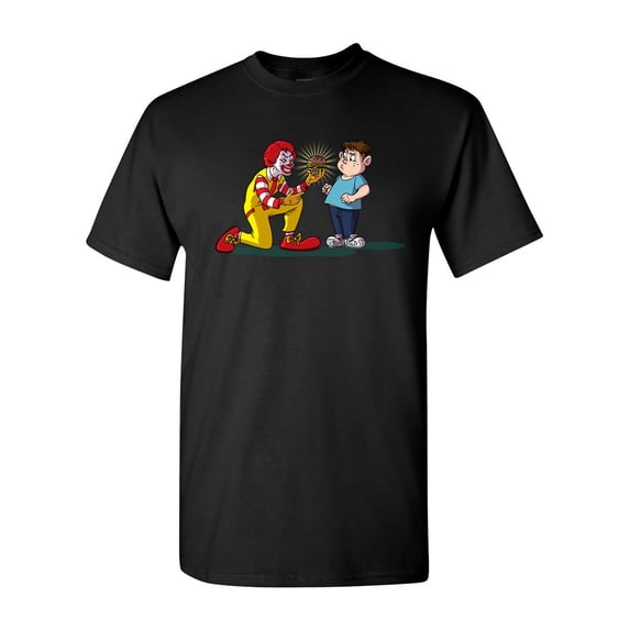 Ronald Obesity Funny Parody Adult DT T-Shirt Tee