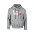 thumbnail image 1 of Ronald Reagan Bush '84 1984 Political Presidential Campaign Men's Hooded Sweatshirt Hoodie-Sportsgray-XXL, 1 of 4