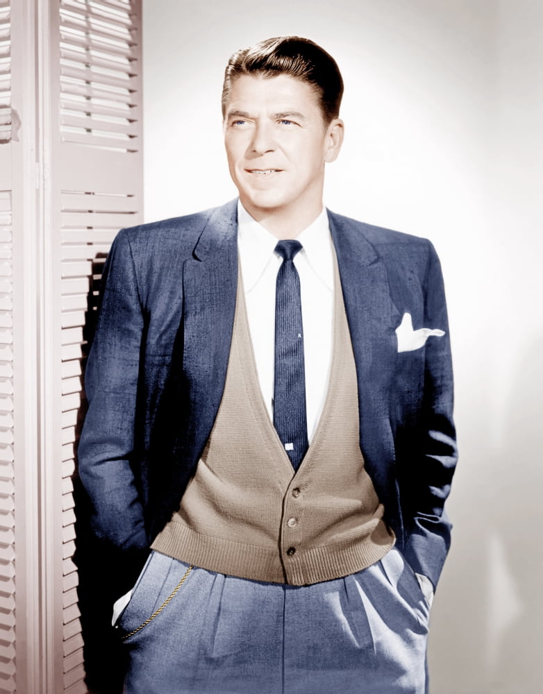 Ronald Reagan Canvas Art - (16 x 20)