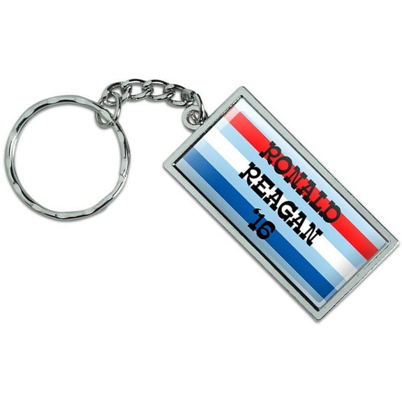 Ronald Reagan For President 2016 Metal Keychain Key Chain Ring