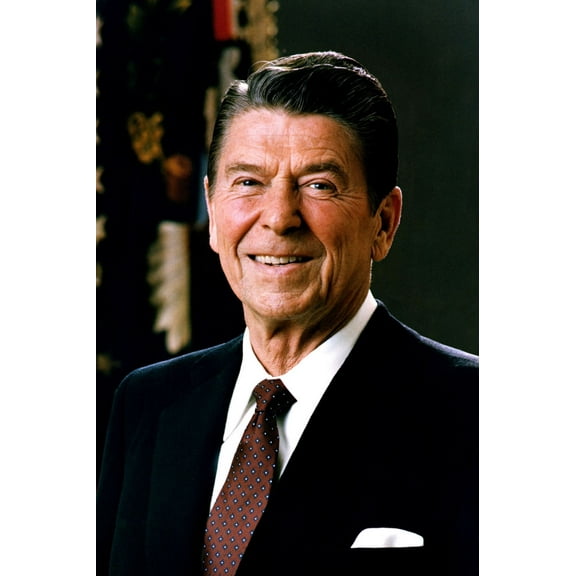 Ronald Reagan poster Metal Sign 8inx 12in Art Print on Metal 8x12 Square Adults Best Posters