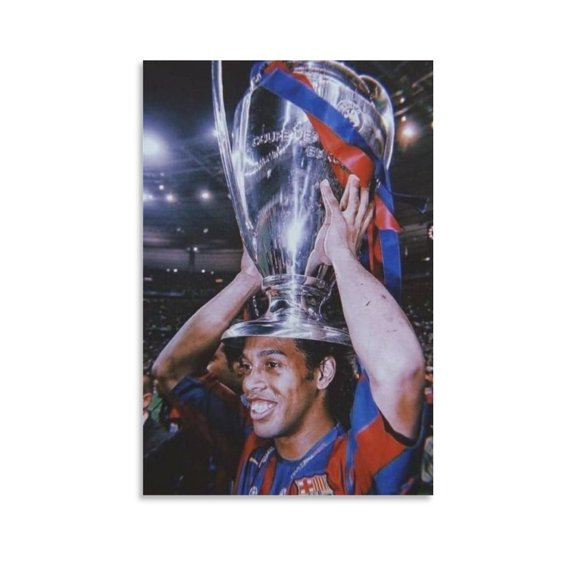 Ronaldinho Poster Canvas Poster Canvas Wall Art Poster Decorative Bedroom Modern Home Print Picture Artworks Posters 24x36inch(60x90cm)