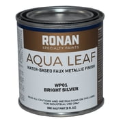 Ronan Specialty Paints, Aqua Leaf, 1/2 Pint Can, Bright Silver WP01