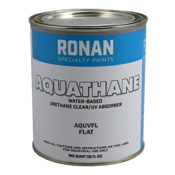 Ronan Specialty Paints, Aquathane UV Absorber, Flat, 1 Quart Can (AQUVFL)