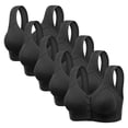 thumbnail image 1 of Roncen 5-Pack Women's Nursing Front-Closure Comfort Bra - Seamless Big Size Underwire-Free Everyday Bra Breathable & Supportive, 1 of 3