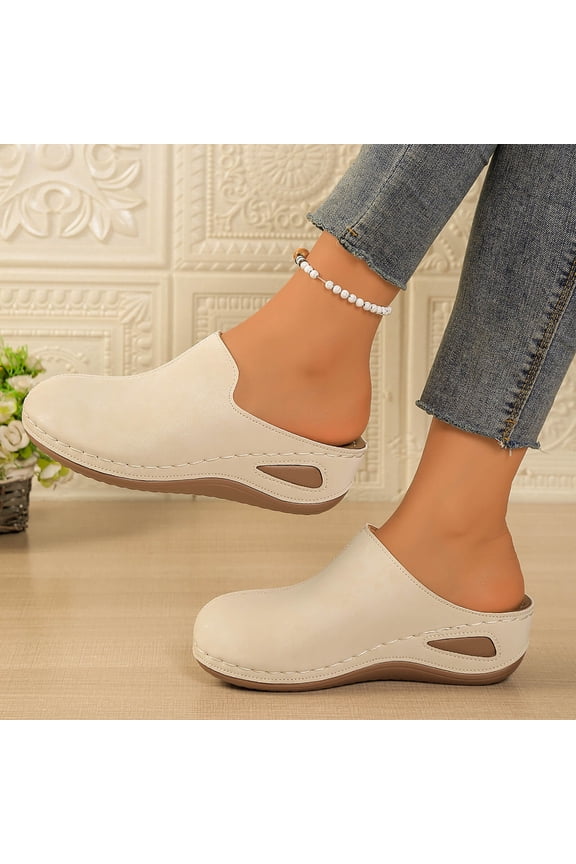 Clogs for Women Mules Slip-On: Closed Toe Clog - Comfortable Womens Mule