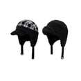 thumbnail image 1 of Roncen Fleece Trapper Hats with Visor Women Winter Ear Flap Ski Cap Warm Russian Ushanka Hat Windproof Eskimo Hooded Hat, 1 of 2