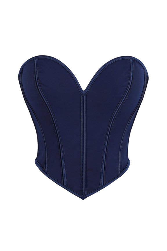 Heart Corset Top For Women, Sexy Concert Outfits Going Out, Strapless Crop Top, Overbust Bustier