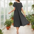 thumbnail image 1 of Roncen Hospital Gowns for Women Labor Delivery Shoulder Surgery Dress Adaptive Clothing Night Robes for Elderly, 1 of 9