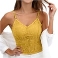 thumbnail image 1 of Roncen Lace Tank Tops for Women Adjustable Strap V Neck Camisole Tops Lace Pattern Racerback Sleeveless Shirts Undershirt, 1 of 8