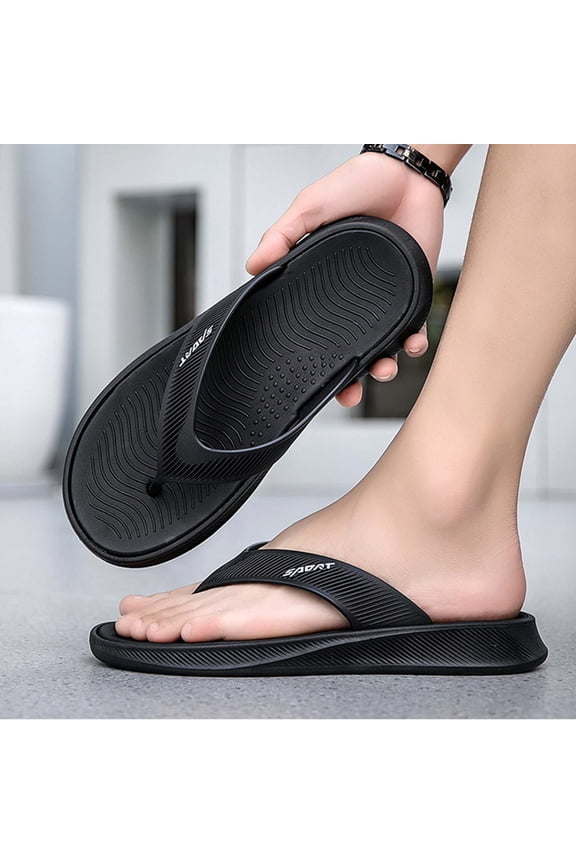 Mens Sandals Slippers Beach Flip Flops Comfort Fit Lightweight Ultra Soft