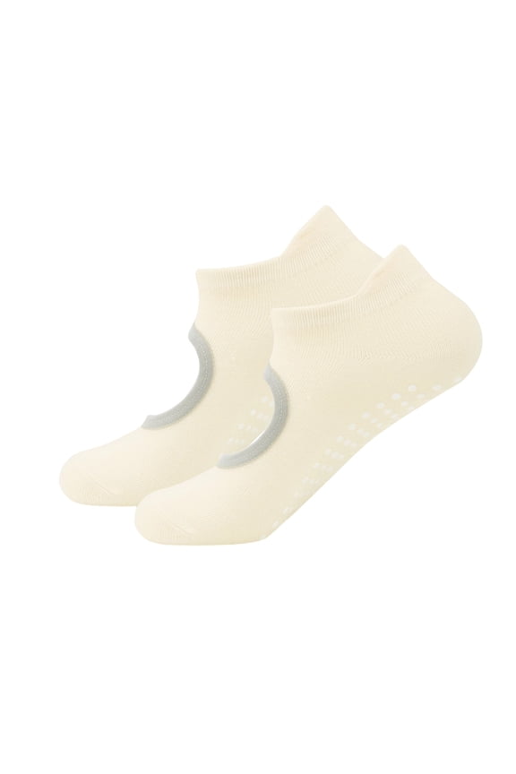 Pilates Socks with Grips for Women, Yoga Socks, Crew Non Slip Women for Barre, Pilates Gifts