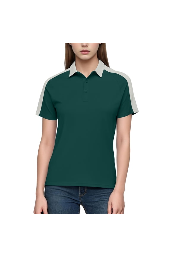 Polo Shirts for Women Trendy Casual Womens Golf Shirt Short Sleeve Tops