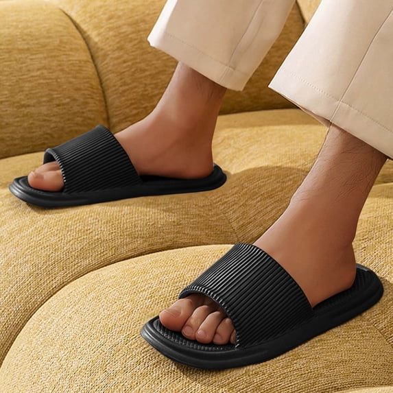 Roncen Shower Shoes Bulk Women Men Bathroom Shower Slide Slippers Soft Non Slip Sandal for Home Pool Beach Indoor