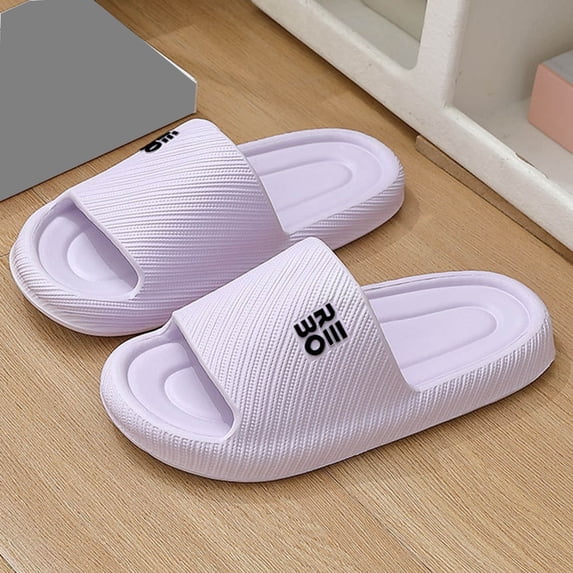 Roncen Shower Shoes Men & Women Non Slip, Supper Soft Open Toe House Slippers Shower Sandals, Bedroom Slippers for Women and Men