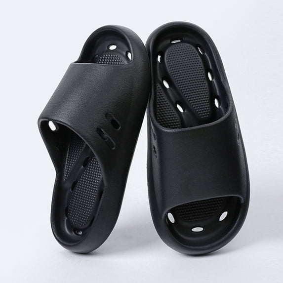 Roncen Shower Shoes for Women and Men Massage Slide Sandals Soft Cushioned Anti-Slip Pool Slides Comfort Quick Drying with Drain Holes Bathroom Slippers