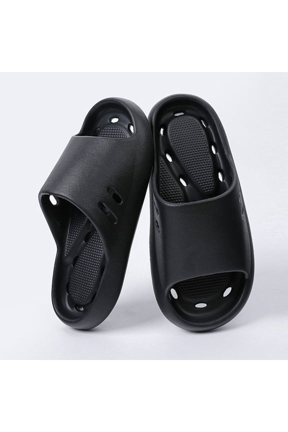 Shower Shoes for Women and Men Massage Slide Sandals Soft Cushioned Anti-Slip Pool Slides Comfort Quick Drying with Drain Holes Bathroom Slippers