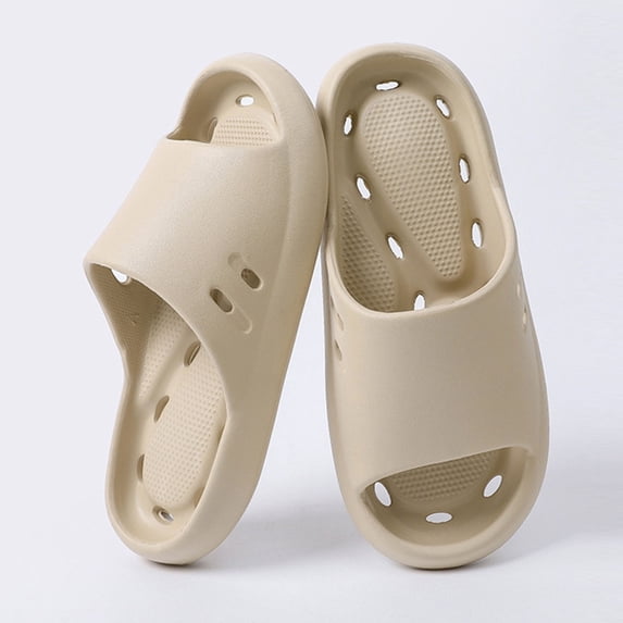 Roncen Shower Shoes for Women and Men Massage Slide Sandals Soft Cushioned Anti-Slip Pool Slides Comfort Quick Drying with Drain Holes Bathroom Slippers