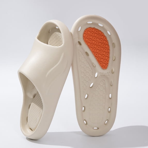 Roncen Shower Shoes for Women Men,Non-Slip Pool Slides,Quick Drying Shower Slippers,Lightweight Shower Sandals with Drain Holes for College Dorm, Beach, Bathroom & Gym