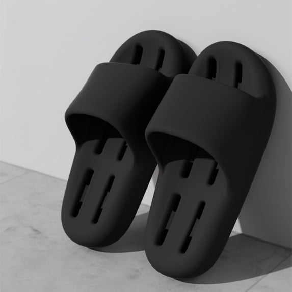 Roncen Shower Shoes for Women and Men Pool Slides Sandals Soft Cushioned Anti-Slip Slides Slippers Comfort Arch Support Quick Drying Shower Shoes with Drain Holes Bathroom Massage Slide Sandals