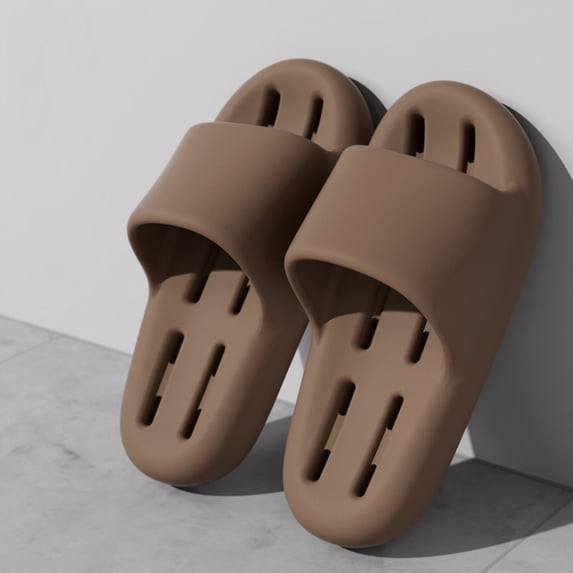 Roncen Shower Shoes for Women and Men Pool Slides Sandals Soft Cushioned Anti-Slip Slides Slippers Comfort Arch Support Quick Drying Shower Shoes with Drain Holes Bathroom Massage Slide Sandals