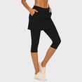 thumbnail image 1 of Roncen Skirted Leggings for Women Tennis Golf Skorts Capris Gym Yoga Legging with Skirts, 1 of 7