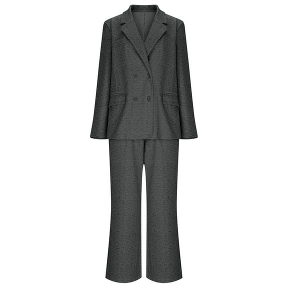 Roncen Women Suits 2 Piece Set Work Professional Ladies Long Sleeve Pant Suits