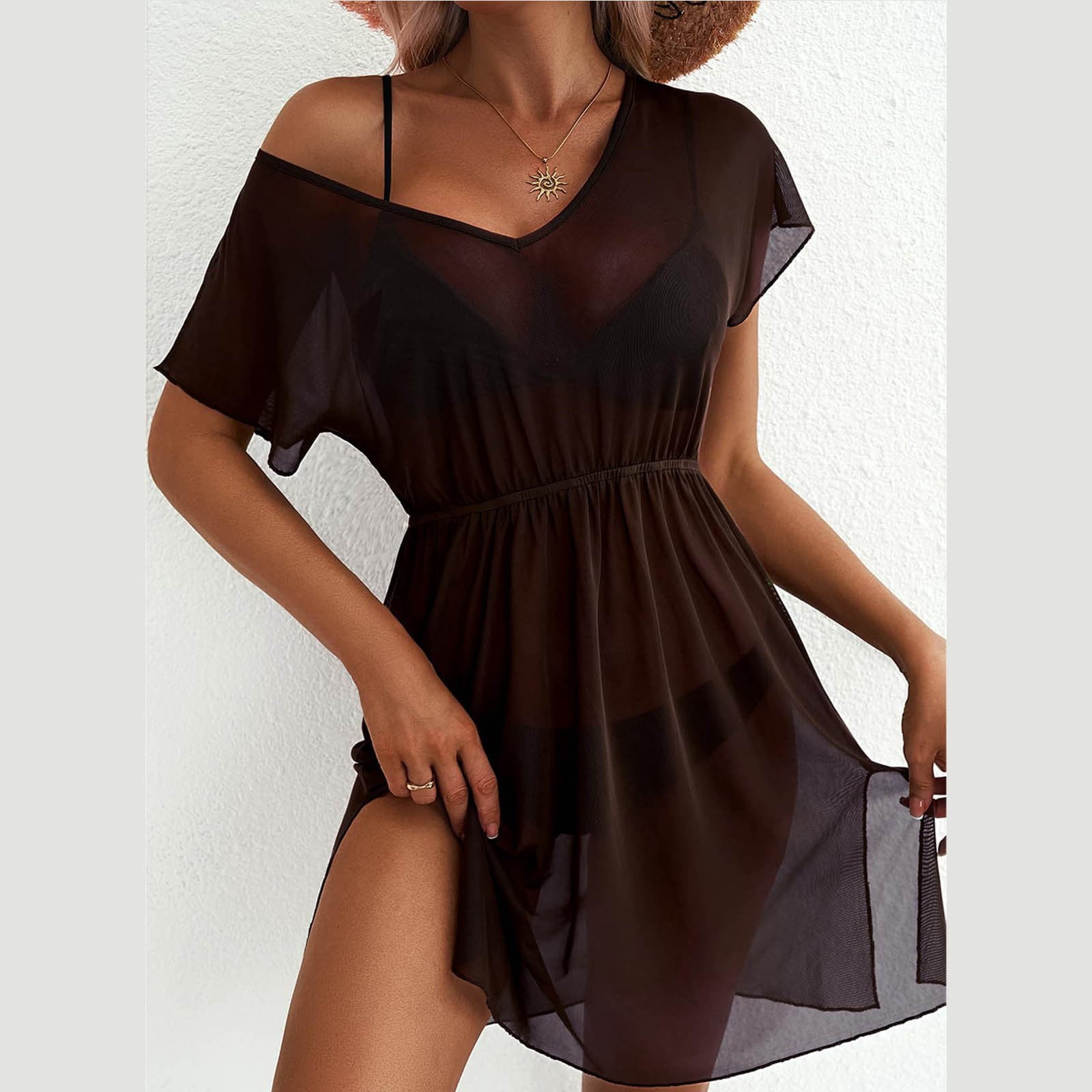 Roncen Women Swimsuit Swim Cover Up 2026 Summer Bathing Suit Swimwear ...