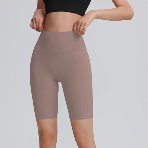 Roncen Women's 10" Bike Shorts High Waist Workout Gym Running Volleyball Spandex Shorts
