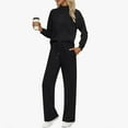 thumbnail image 1 of Roncen Women’s 2-Piece Oversized Sweatshirt and Jogger Sweatpants Tracksuit Set - Cozy Fall/Winter Casual Outfit with Pockets, 1 of 1