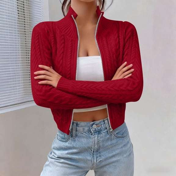 Roncen Women's Casual Long Sleeve Cardigan Sweater Coat - Soft Knit Cozy Open Front Lightweight Layered Outerwear for Spring/Fall - Comfortable Loose Fit Everyday Wear Knitted Pullover