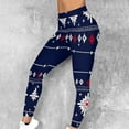 thumbnail image 1 of Roncen Women's Christmas Printed Leggings - Stretchy Workout Running Pants with Festive Design, Casual Fitness & Elastic Waist for Comfort, 1 of 9