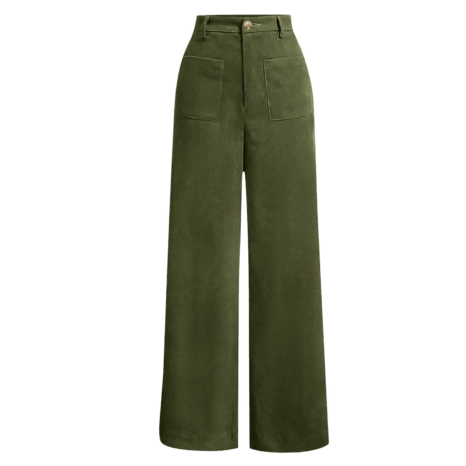 Autumn Solid Color Retro Corduroy Pants main image 0