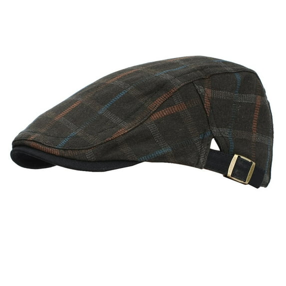 Roncen Women's Cotton Flat Cap Summer Scally Ivy Gatsby Newsboy Beret Driver Cabbie Hunting Hat