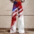 thumbnail image 1 of Roncen Women's Denim-Like Wide Leg Pants - Straight Cut Casual Trousers with Button Details & Pocket Design, 1 of 6