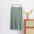 thumbnail image 1 of Roncen Women's Modal Capri Pants - Elastic Stretch & Loose Fit Casual Homewear with Versatile Comfort, 1 of 4