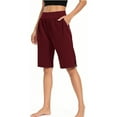 thumbnail image 1 of Roncen Women's Plus Size Stretchy Yoga Capris - High-Waisted Workout Pants with Comfort Fit & Breathable Fabric for Gym, Exercise & Casual Wear, 1 of 7