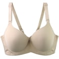 thumbnail image 1 of Roncen Women's Plus Size Wired Bra - Seamless Thin Underwire for Lift and Support, 1 of 1