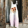 thumbnail image 1 of Roncen Women's Printed Overalls - Adjustable Straps Loose Fit Wide Leg Jumpsuit with Pockets, 1 of 5