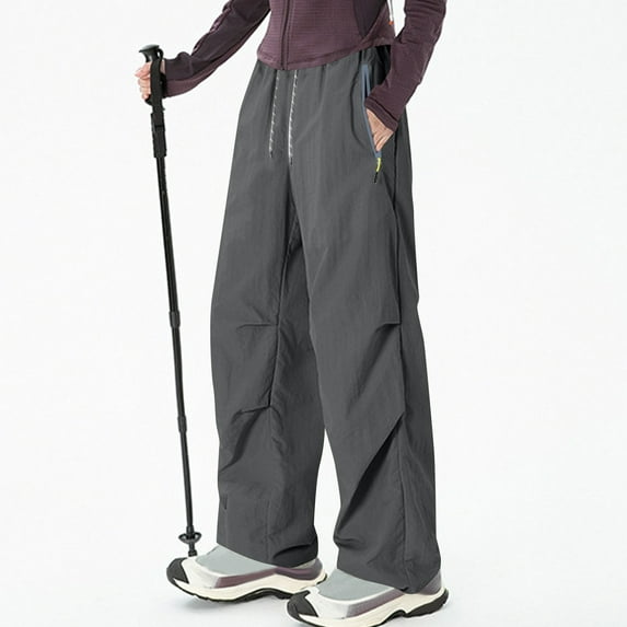 Roncen Women's Quick-Dry Outdoor Cargo Pants - Tapered Utility Trousers with Reinforced Stitching & Multiple Pockets for Hiking, Tactical & Sports Activities