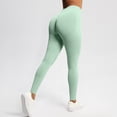 thumbnail image 1 of Roncen Women's Seamless Yoga Pants - High-Waisted Peach-Butt Lifting Solid Color Workout Leggings for Running, Fitness & Sports, 1 of 7