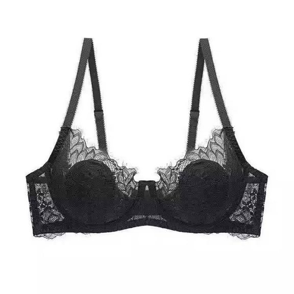 Roncen Women's Sexy Lace Floral Wireless Push-Up Breathable Everyday Bra - Flattering, Elegant, and Gathered