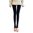thumbnail image 1 of Roncen Women's Solid Color Fleece-Lined Thermal Leggings - Extra Thick Warm Winter Tights with Footed Design for Layering - Soft Stretchy Base Layer Underwear Bottoms, 1 of 2