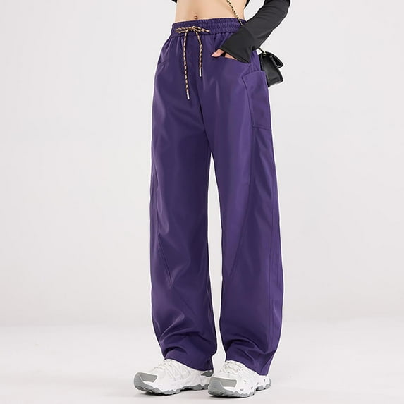 Roncen Women's Solid Outdoor Waterproof Hiking Pants - Casual Versatile Windproof Trousers for Outdoor Sports & Activities