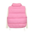 thumbnail image 1 of Roncen Women's Stand Collar Sleeveless Vest - Lightweight Quilted Waistcoat with Seamless Sealing Design - Casual Short Jacket for Spring/Fall Layering Outerwear, 1 of 3