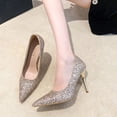 thumbnail image 1 of Roncen Women's Stiletto High Heels - Fashion Pointed Toe Two-Way Wedding & Party Pumps with Sweet Chic Style, Seasonal Summer Fall Casual Evening Dress Shoes, 1 of 5